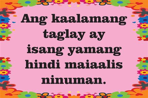Mga Sikat na Quote Tungkol sa Karunungan at Tagumpay.